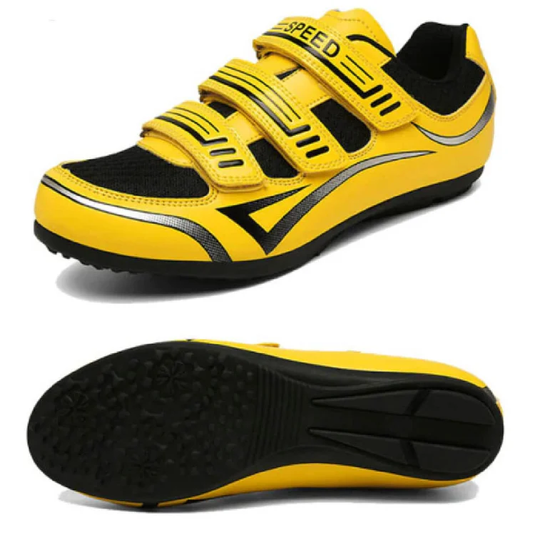 Speedy Yellow Cycling Shoes