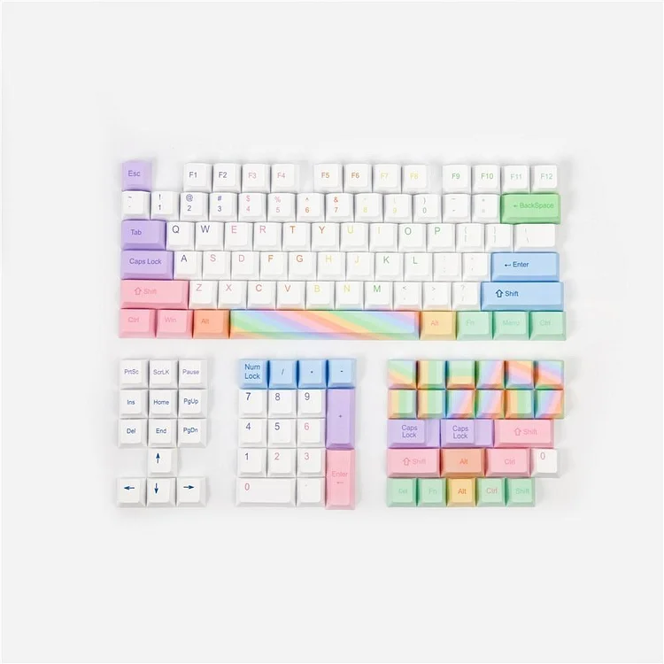 Rainbow Keycaps