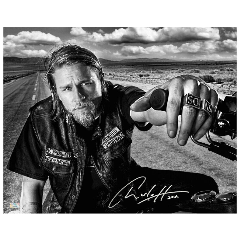 Charlie Hunnam Autographed Sons of Anarchy Open Road 16x20 Photo Poster painting