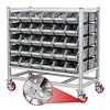 [US Local Warehouse] 5 Inch Caster Wheels Total Capacity 4000 Lbs Heavy Duty Casters with Brake Plate Casters for Trolleys Transport Materials Toolboxes