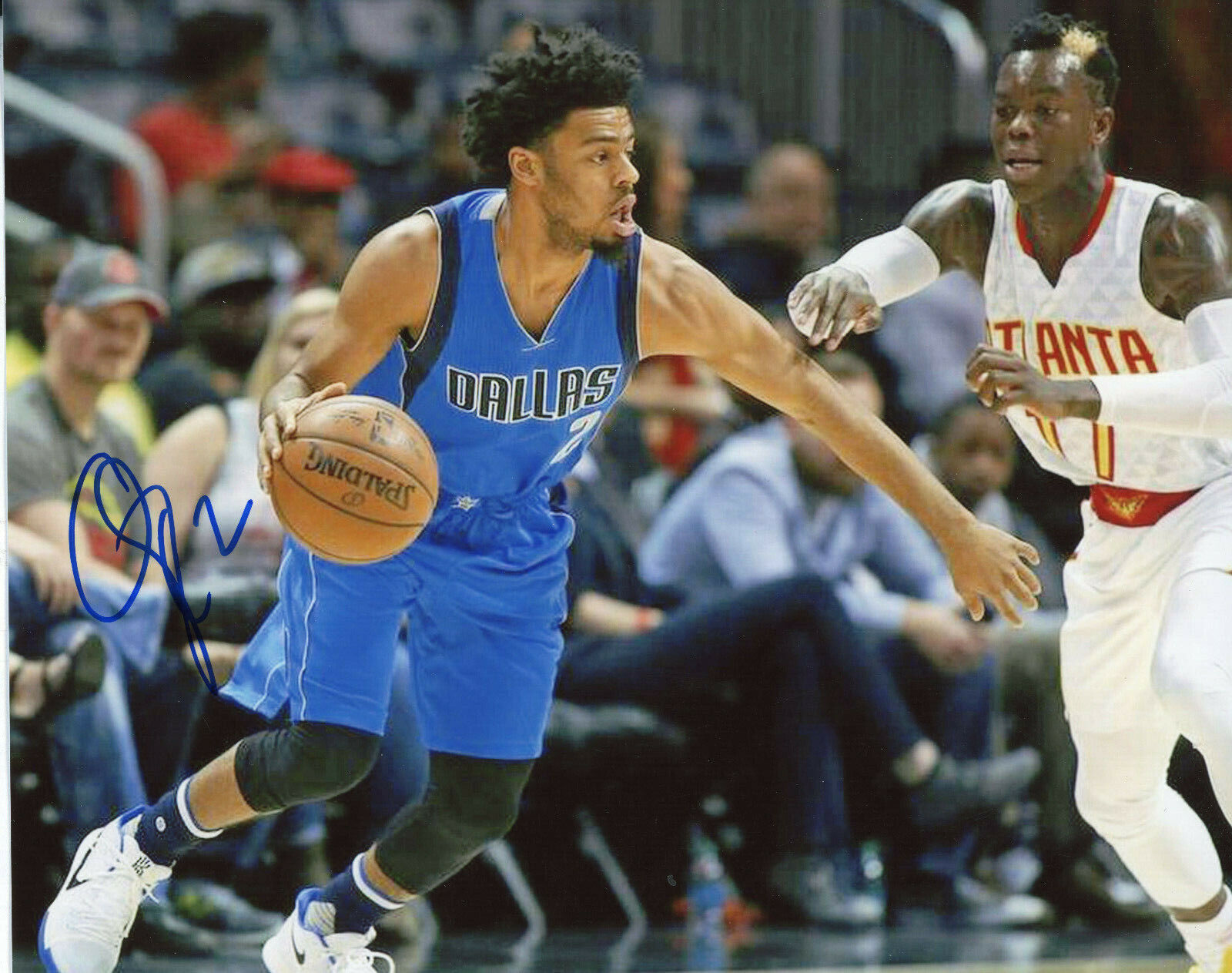 Quinn Cook Autographed 8x10 Dallas Mavericks#S1450