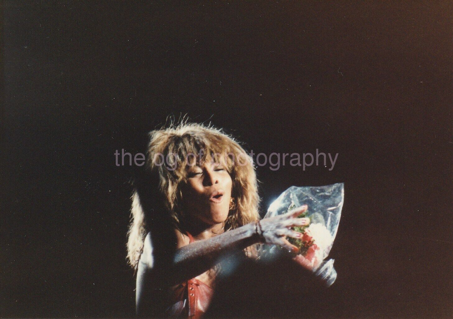 Tina Turner MUSIC STAR Celebrity IN CONCERT Found Photo Poster painting COLOR94 2