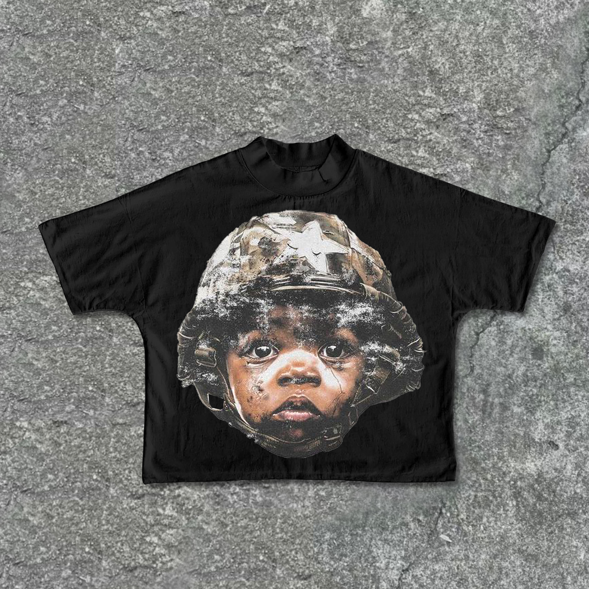 Sopula Boy Don't Cry Graphic Short Sleeve Cropped T-Shirt - SOPULA