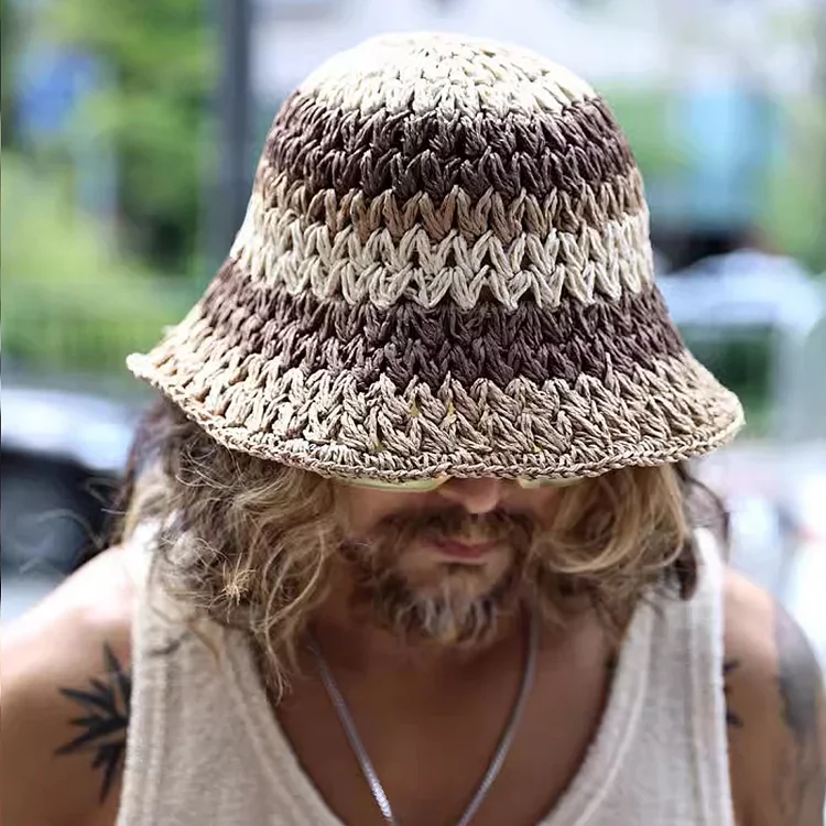 Fashion Gradient All-Match Bucket Hat