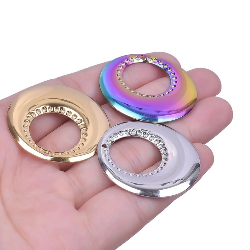 1 Piece 304 Stainless Steel Solid Color Pendant