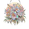 DIY Flower-Diamond Painting Pendant（Single-Sided)