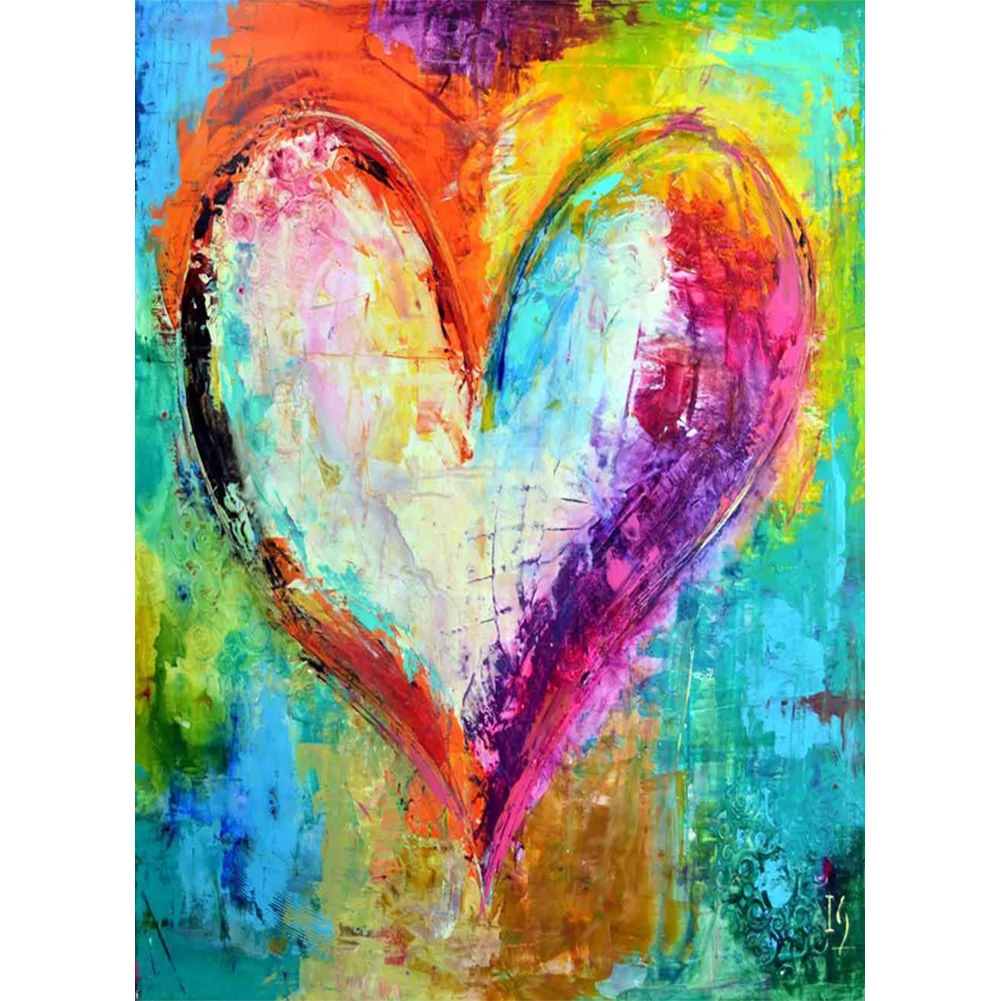 Colorful Heart - Paint By Numbers(40*50CM)