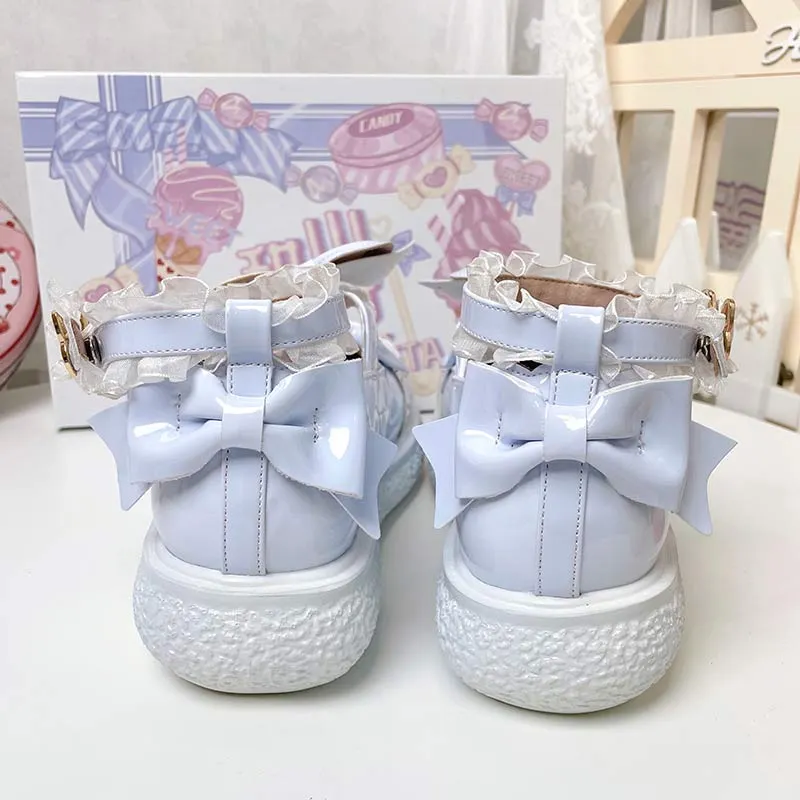 Round Toe Bunny Lolita Mary Janes Shoes