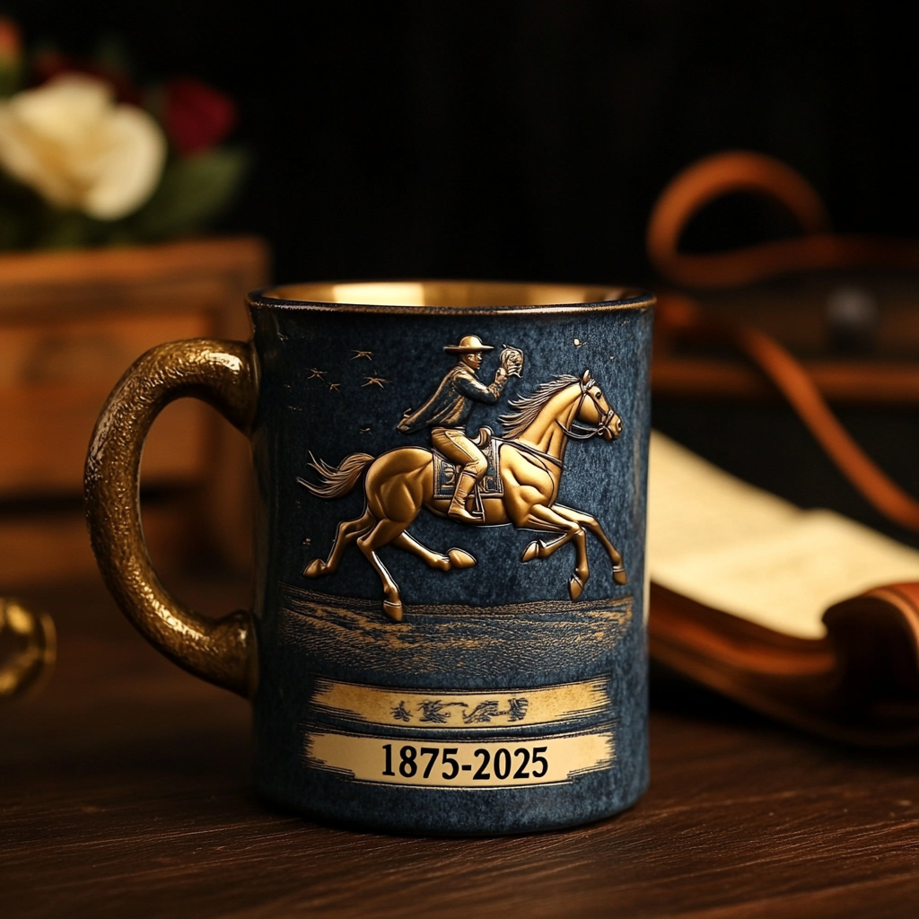 "Run for the Roses" 150th Anniversary Mug