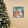 Diamond Painting-DIY Crystal Rhinestone Xmas Bear Fireplace(40x40cm)