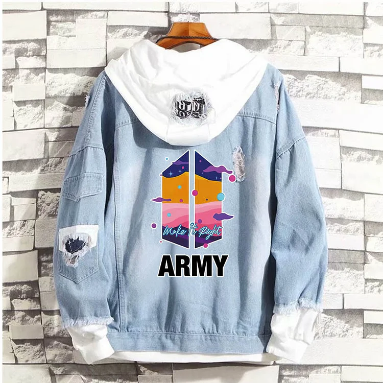 Bts sales hoodie jacket