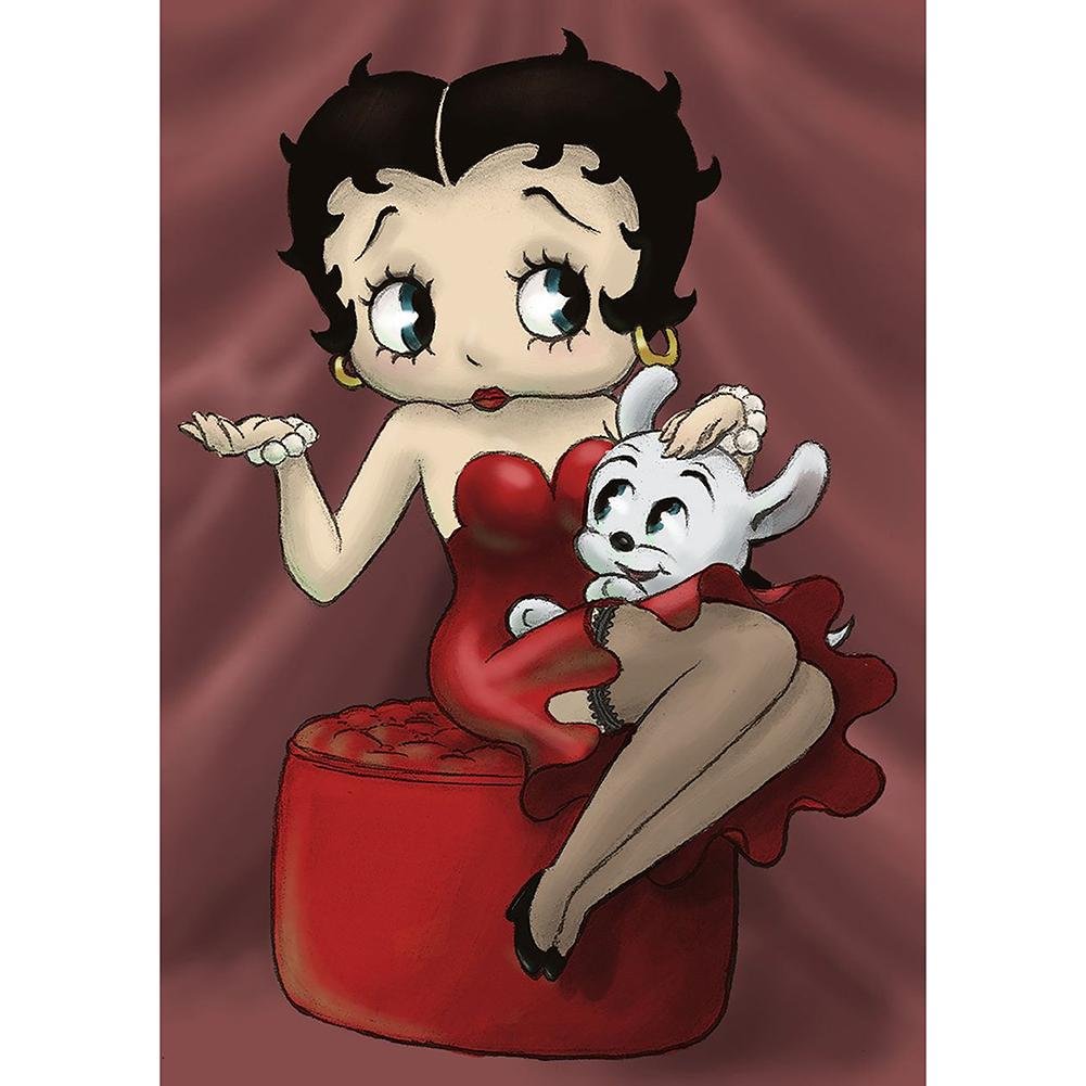 Full Round Diamond Painting - Betty Boop(30*40cm)