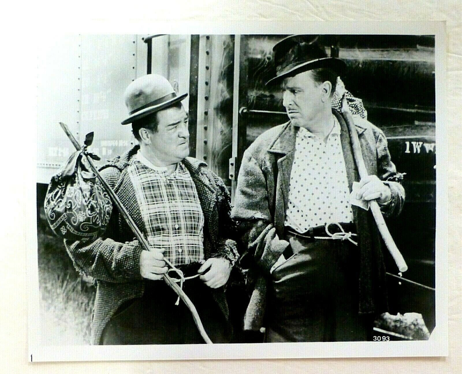 BUD ABBOTT & LOU COSTELLO 8X10 Publicity Photo Poster painting Meet Keystone Cops AK417