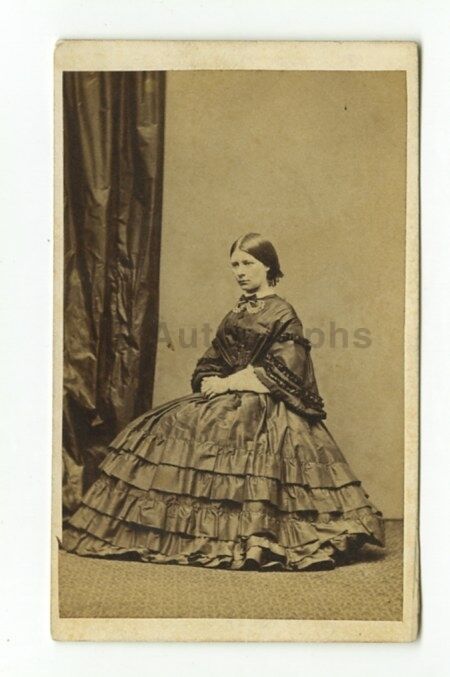 19th Century Fashion - 1800s Carte-de-visite Photo Poster painting - John Beckett of Scarborough