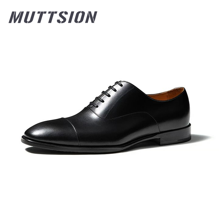MUTTSION Bright Calf Leather Oxford Shoes MUTTSION.COM MUTTSION