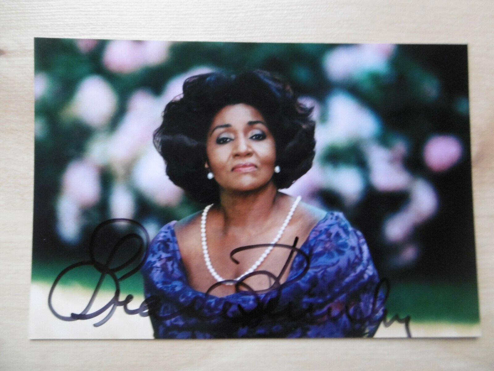 Grace Bumbry Opera signed 4x6 inch Photo Poster painting autograph