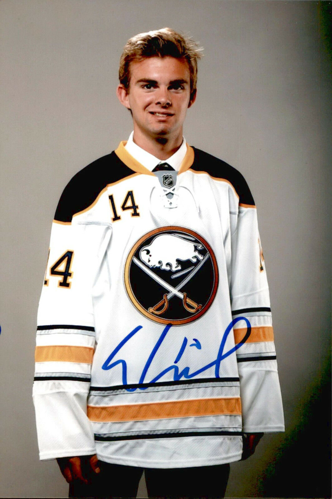 Eric Cornel SIGNED 4x6 Photo Poster painting BUFFALO SABRES #4