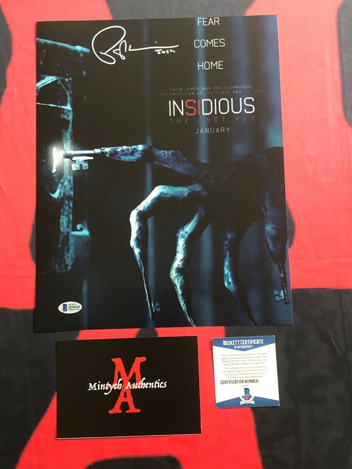 PATRICK WILSON INSIDIOUS AUTOGRAPHED SIGNED 11x14 Photo Poster painting! BECKETT COA! HORROR!