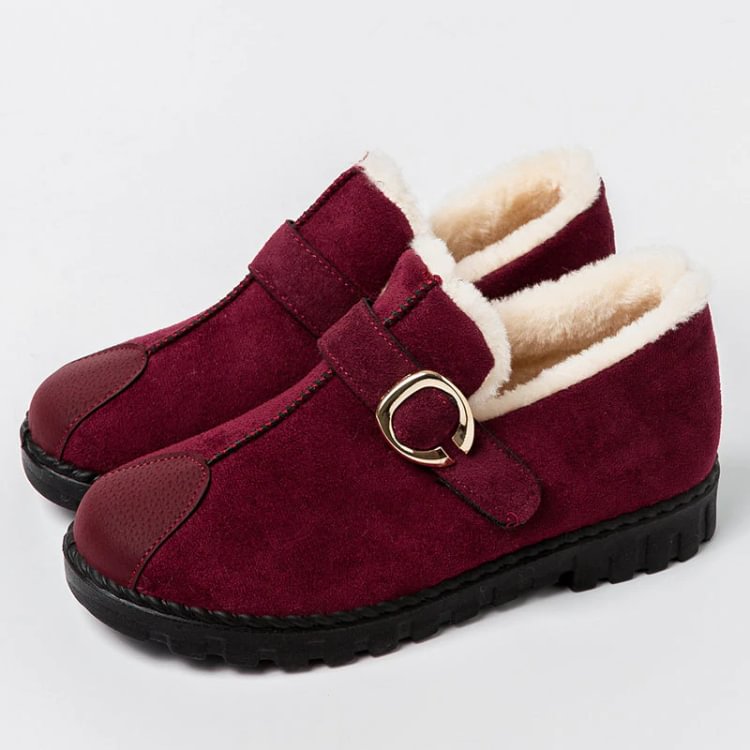Suede Flat Warm Winter Boots For Women