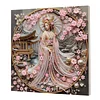 Kimono Woman Holding Umbrell Diamond Painting