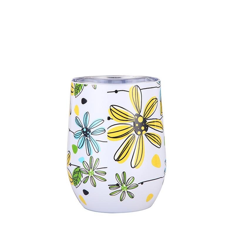Coffee Cups-Plants and Flowers-Yellow Chrysanthemum