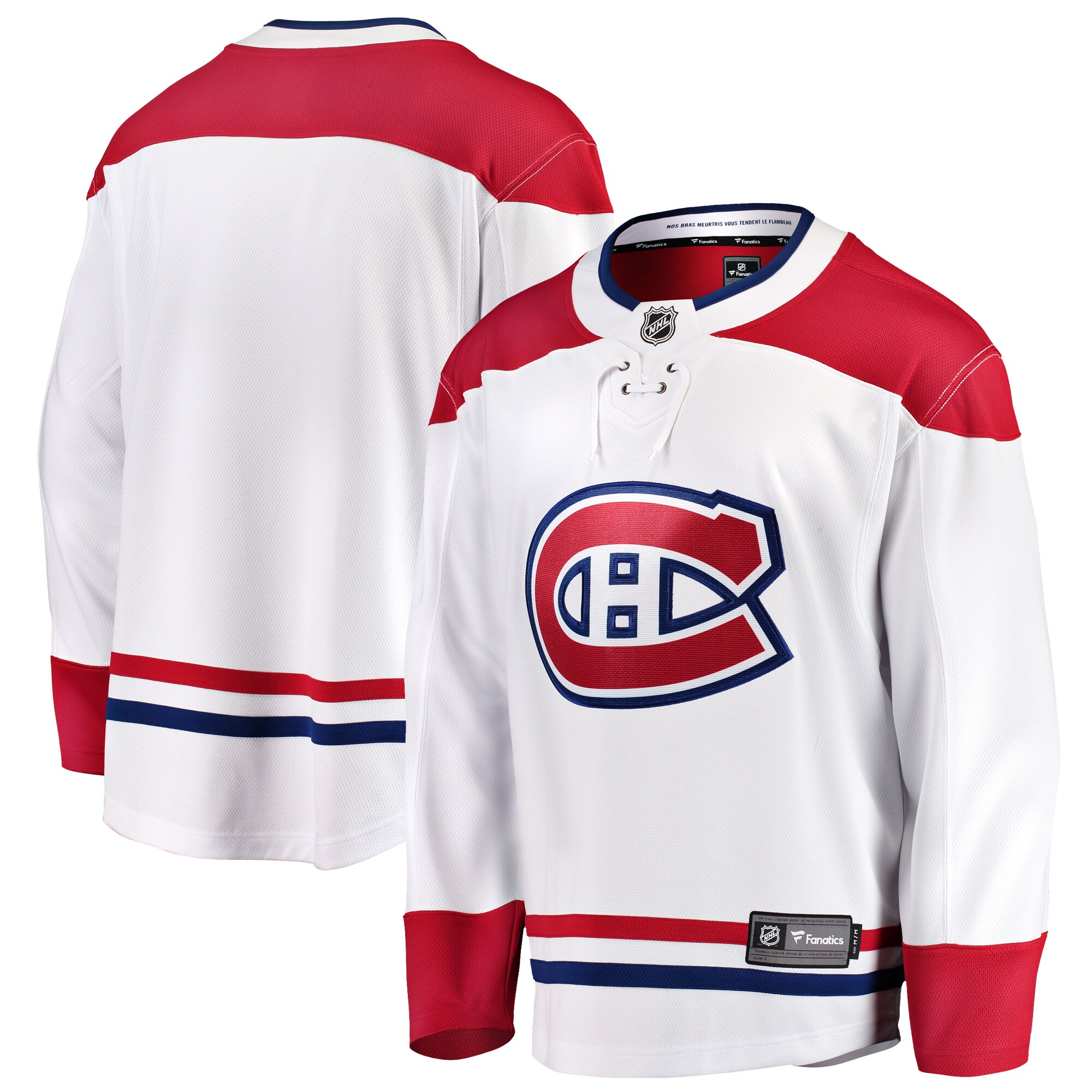 Montreal Canadiens Fanatics Breakaway Away Jersey &ndash; White mysite
