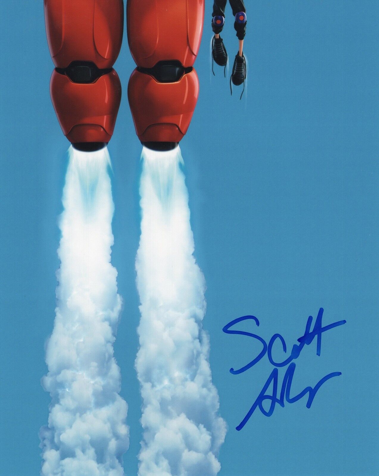 Scott Adsit signed Big Hero Six 6 Baymax 8x10 Photo Poster painting w/COA