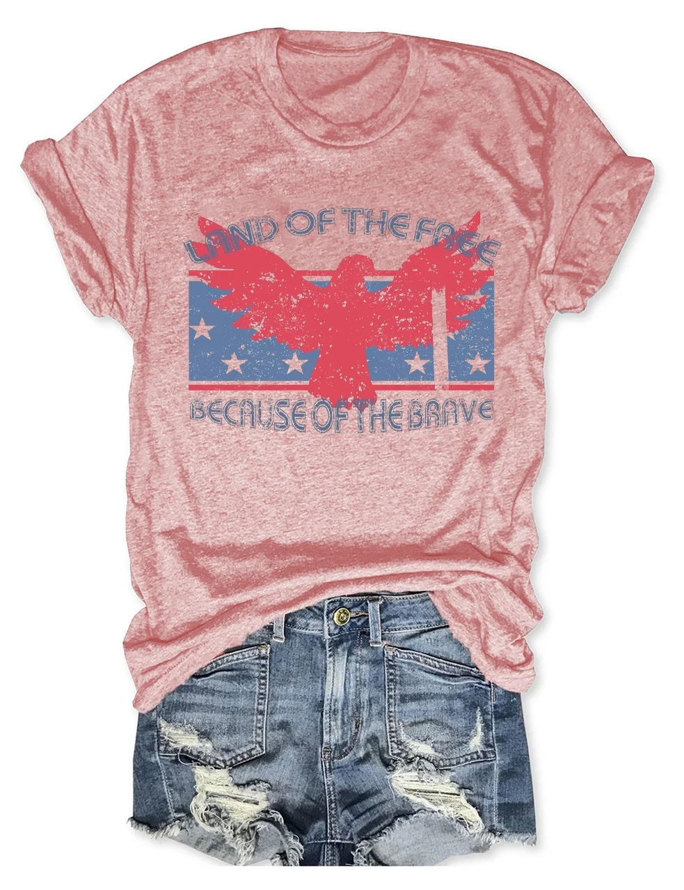 Land of the Free Because of the Brave T-Shirt