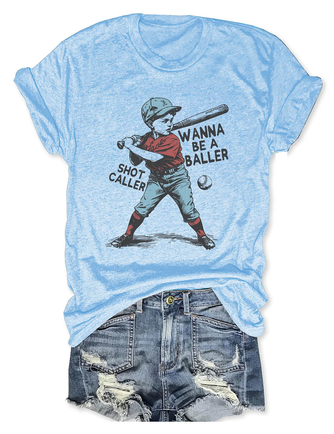 Wanna Be A Baller Shot Caller T-shirt