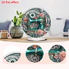Sewing Machine Acrylic DIY Diamond Painting Clock Kit Diamond Art Clock