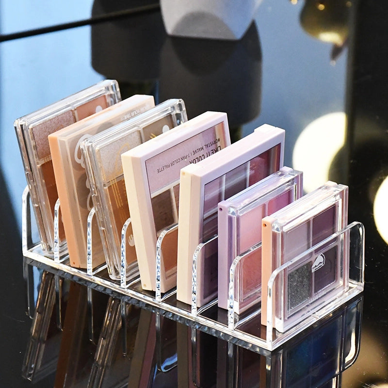 Minimalist Transparent Plastic Storage Rack Makeup Organizers