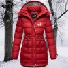 PUMA&reg;Modna, długa wodoodporna kurtka damska