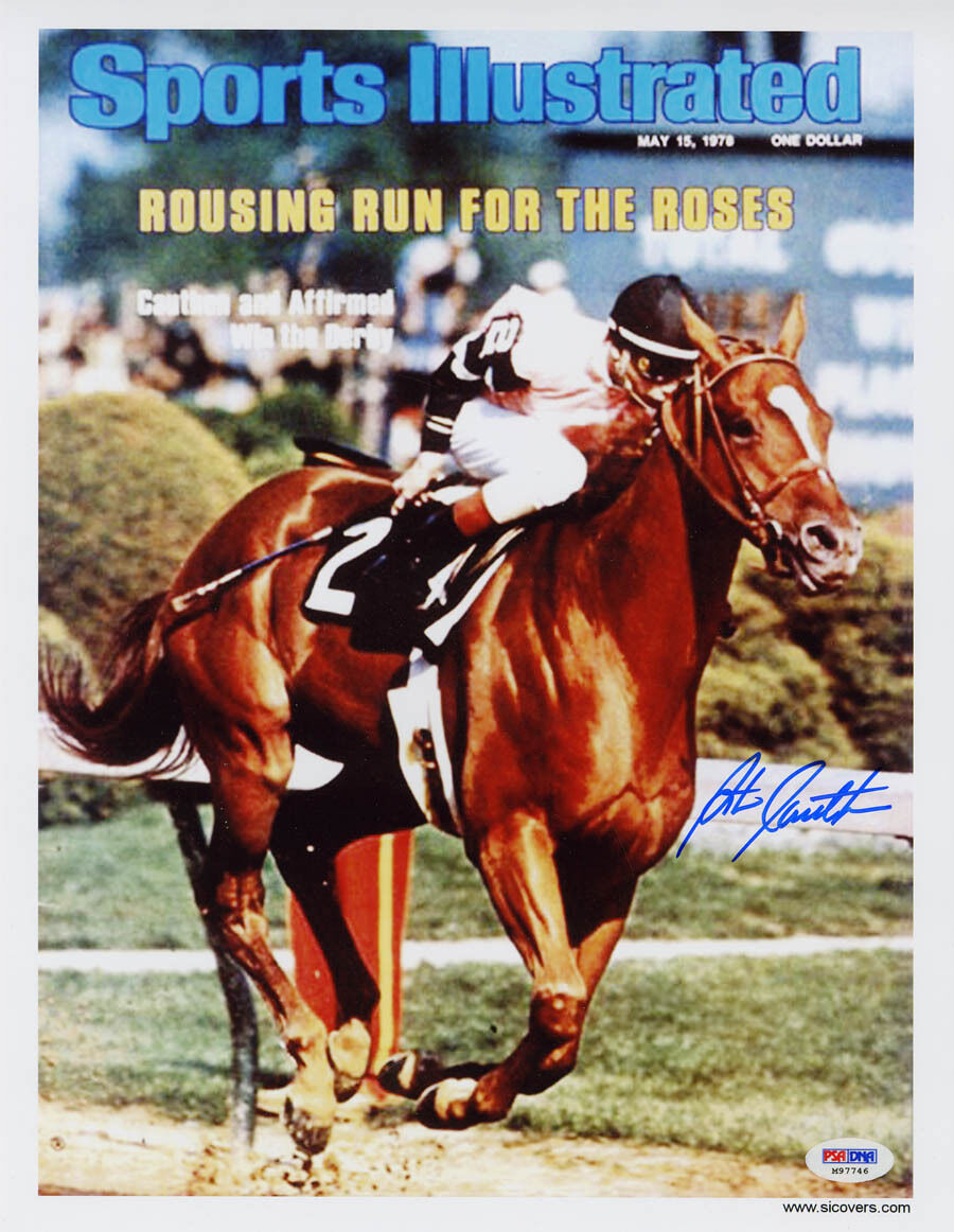 Steve Cauthen SIGNED Sports Illustrated Print Kentucky Derby PSA/DNA AUTOGRAPHED