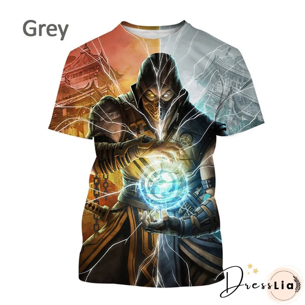 New Mens Fashion Print T-Shirt