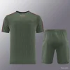 26/27 Bayern M&uuml;nchen Forest Green Pinstripe Short-Sleeve Training Kit
