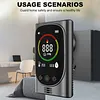 4-in-1 Portable Carbon Monoxide Alarm with Digital Display Plug-in Carbon Monoxide Detector Temperature and Humidity Monitor for Travel Home Hotel Camping RV