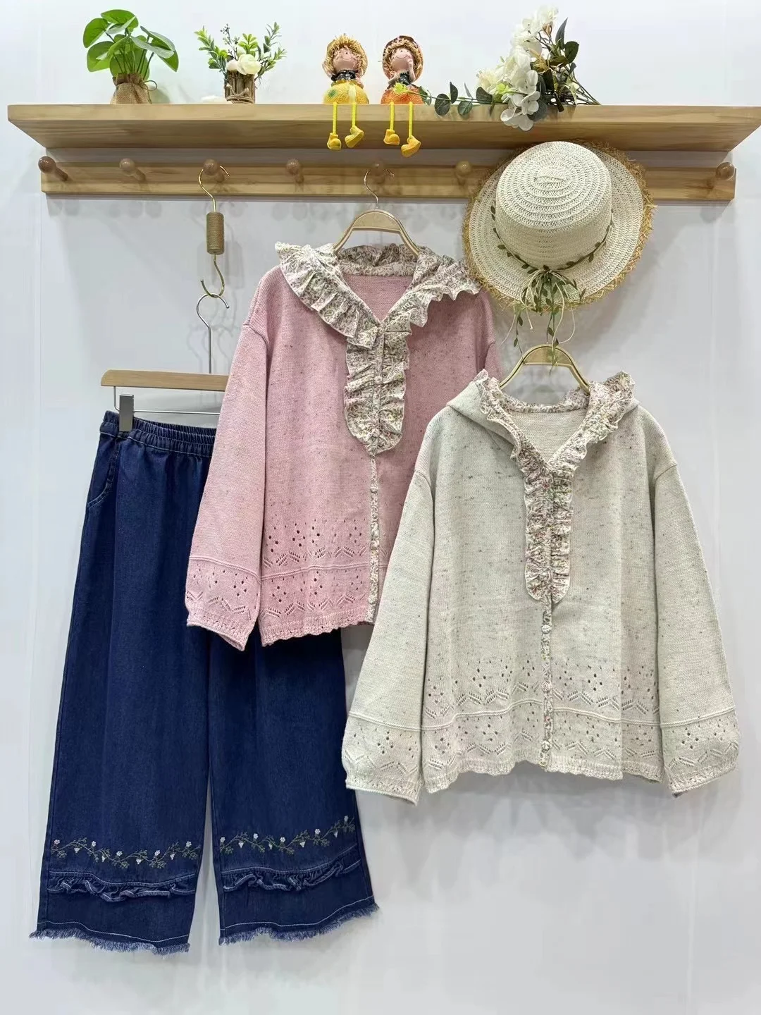 Chicfifth Sweater Women Winter Long Sleeve High Quality Autumn Vintage Top Knitted Cardigan