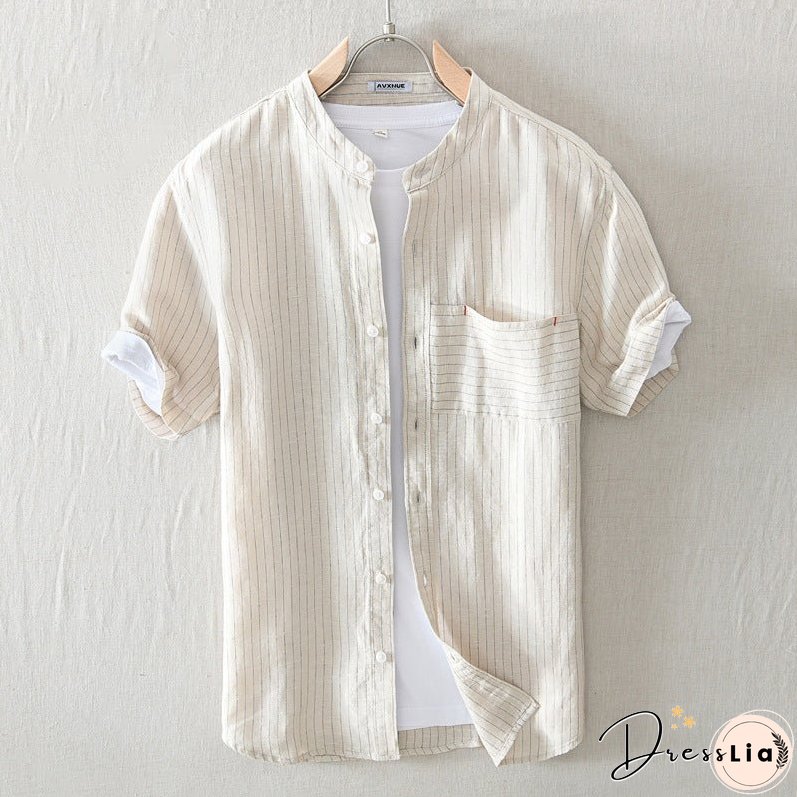 Charles Morrison Venice Flax Summer Shirt