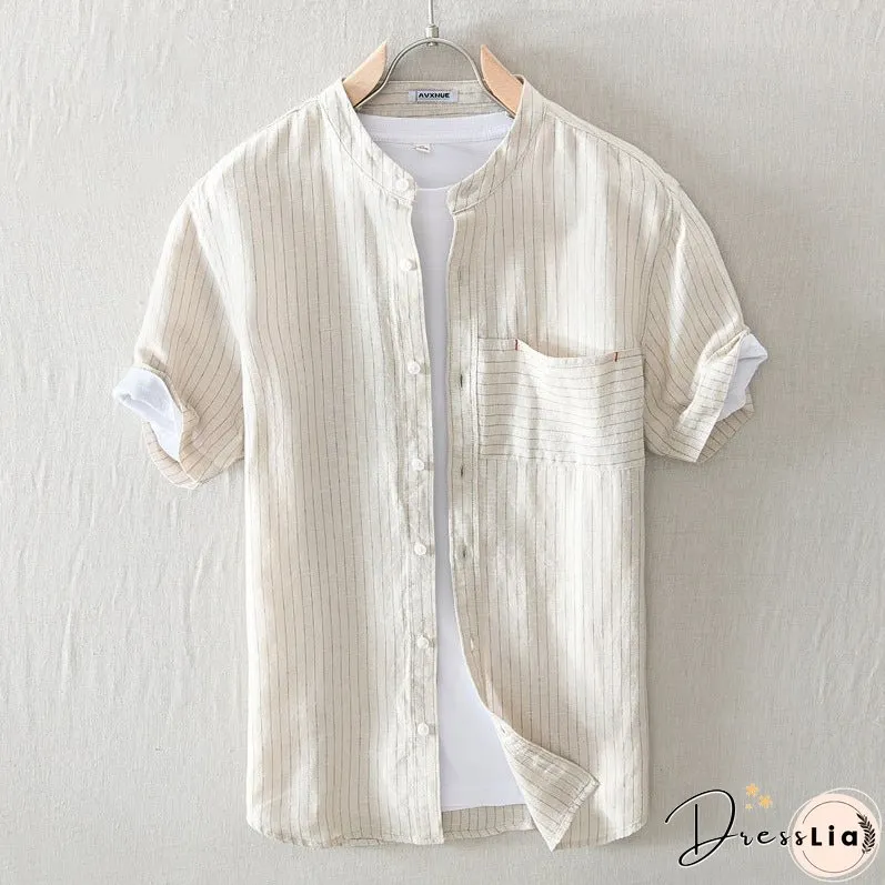 Charles Morrison Venice Flax Summer Shirt
