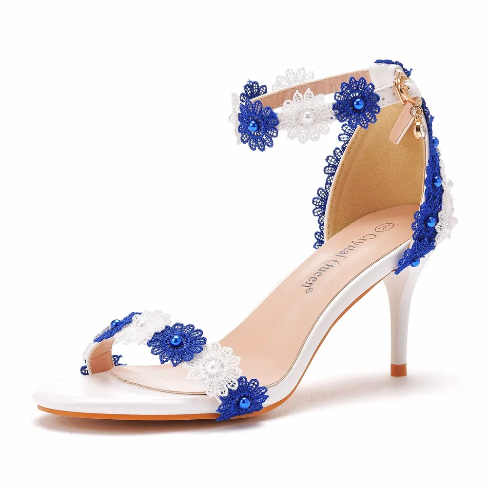 Breakj Breakj Cm With Light Mouth Fine Heel Sandals Bead Size Summer Sandals Wedding Dress High Heel Sandals