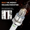BPR6HS Spark Plug for NGK BPR6HS Torch E6RTC Stens 130-847 Toro 119-1961 Spark Plug 2 PACK