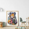 Cat Castle-14CT Stamped Cross Stitch 27*34cm/10.63*13.39in tapestrymarket