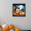 Halloween Pumpkin Cat - Full Round Drill Diamond Painting