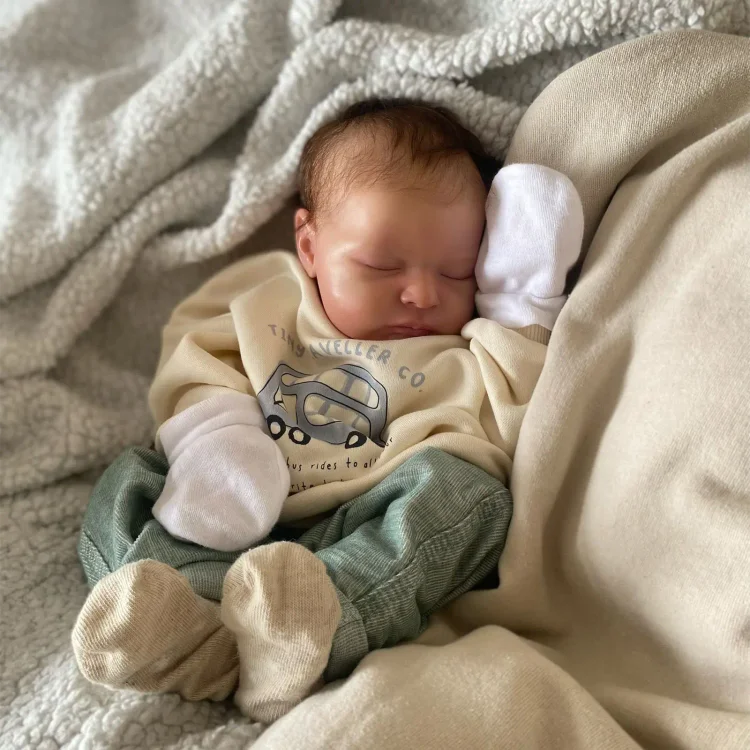 20'' Look Real Handmade Silicone Vinyl Reborn Baby Doll Girl Named Delaina,Best Gift for Children：Realistic Reborn Baby Dolls By Rsgdolls®