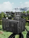 Foldable Bicycle Basket Detachable Handlebar Basket Handlebar Front Storage Rack