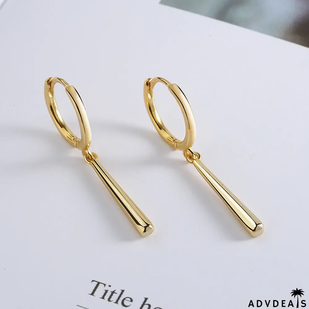 Silver Fashion Simplicity Solid Earrings