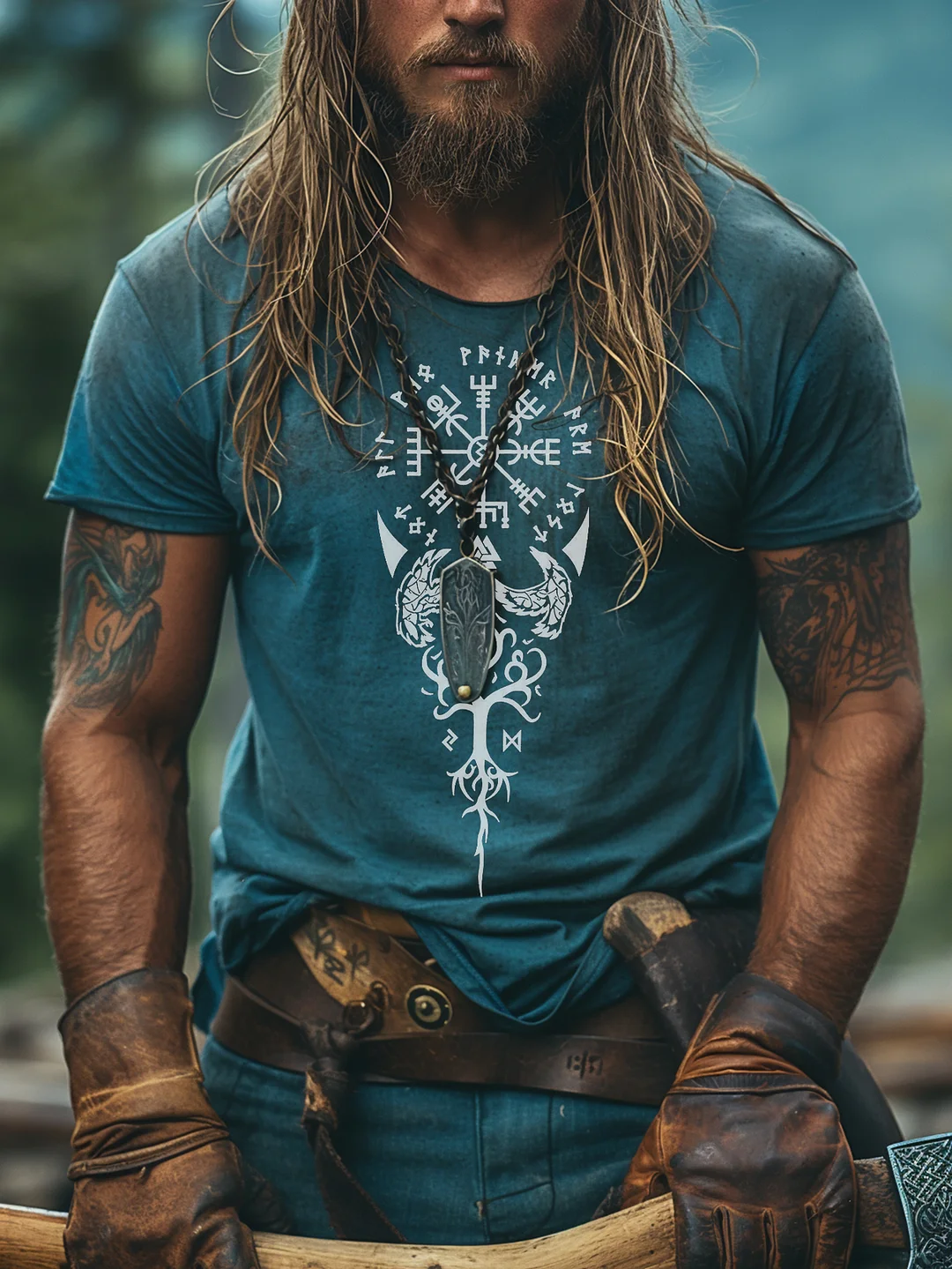 Men's Viking T-Shirt-inspireuse