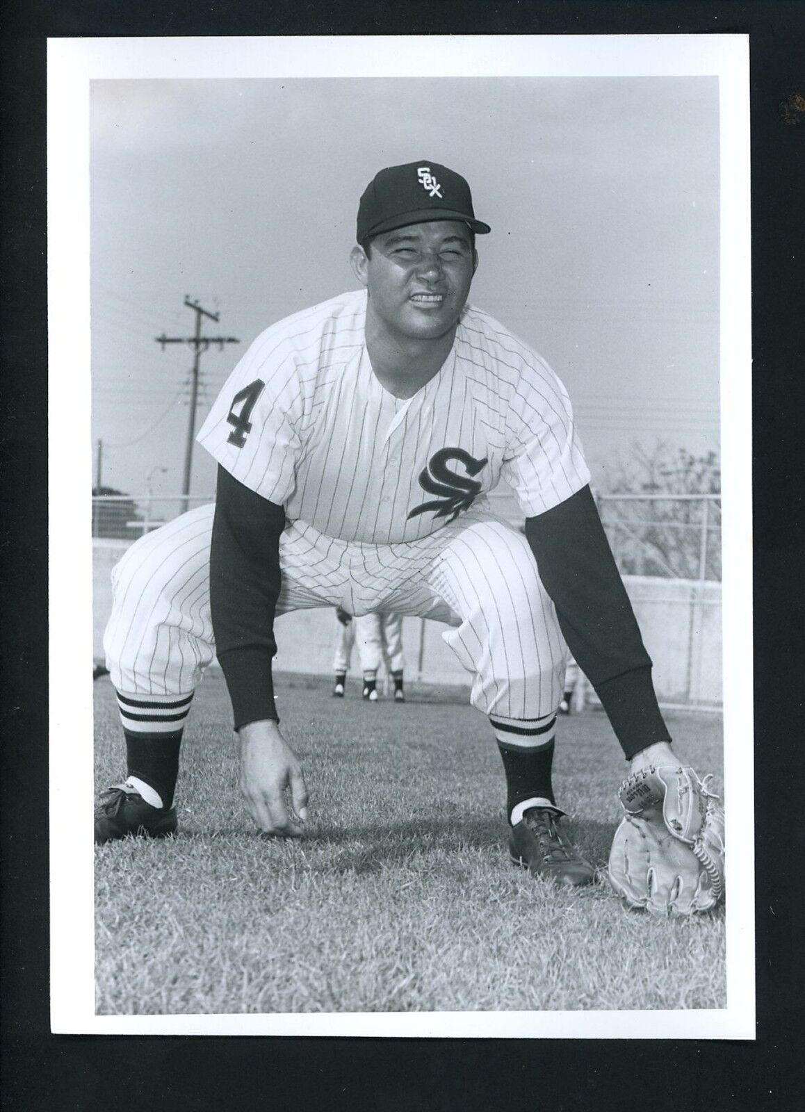 Chico Carrasquel circa 1950's Press Wire Photo Poster painting Don Wingfield Chicago White Sox