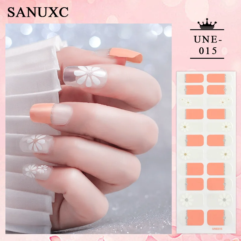 Churchf 22 Tips Shiny Nail Polish Stickers Wholesale Nail Art Decoration Decals Fashion Nail Stickers for Woment Manicure Gifts-Nail Inspo-Outfit Ideas