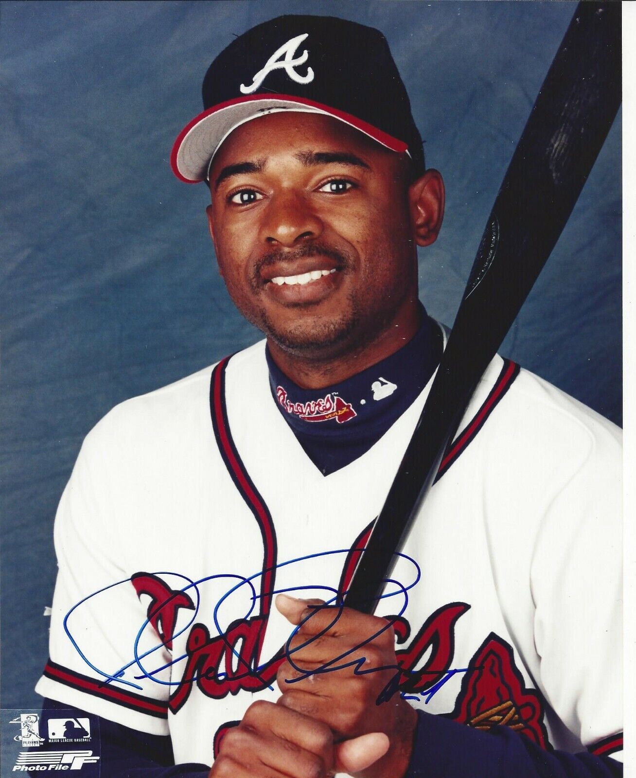 Michael Tucker Autographed 8x10 Atlanta Braves#S500